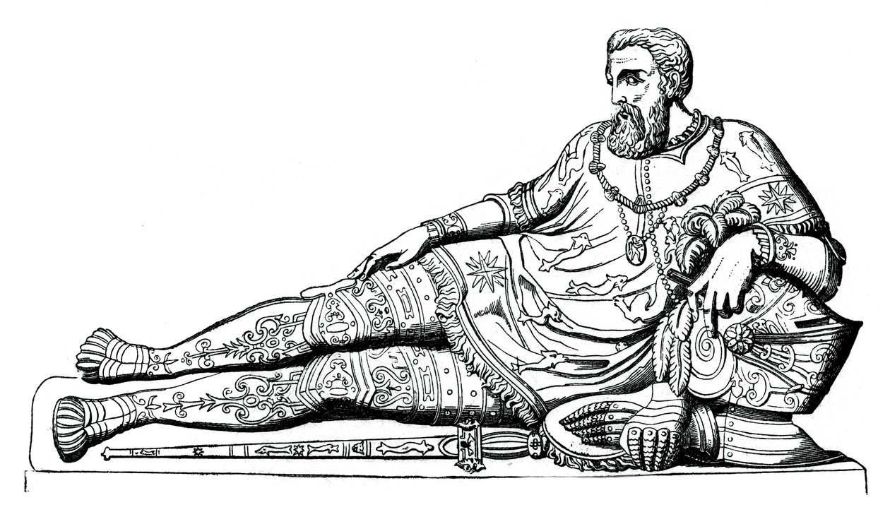 Efigie de Philippe de Chabot, Almirante de Francia, c. 1570, 1870 de Unbekannt