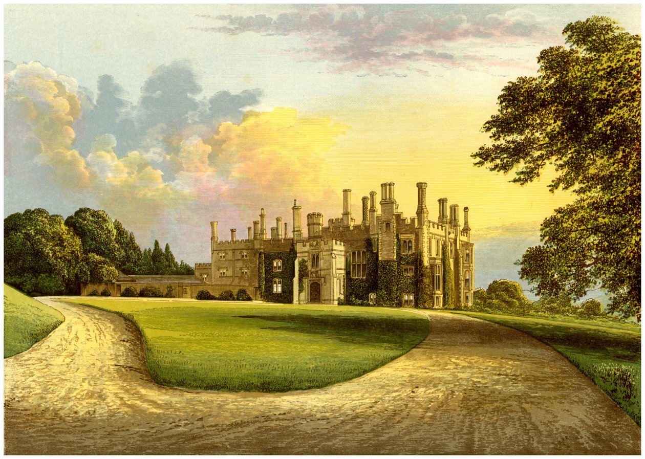 Casa Eggesford, Devon, hogar del Conde de Portsmouth, c1880 de Unbekannt