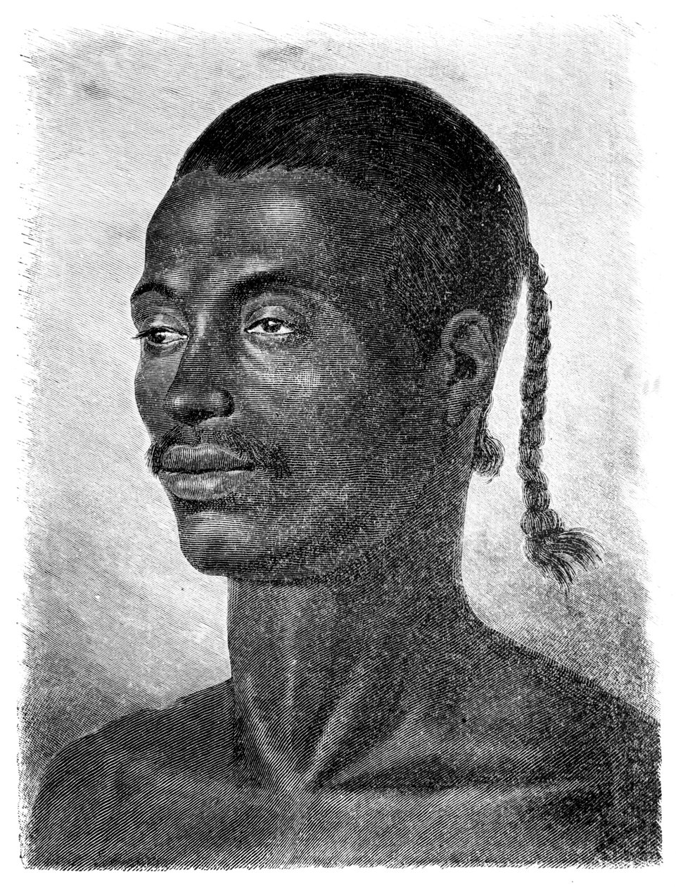 Retrato egipcio, 1881 de Unbekannt
