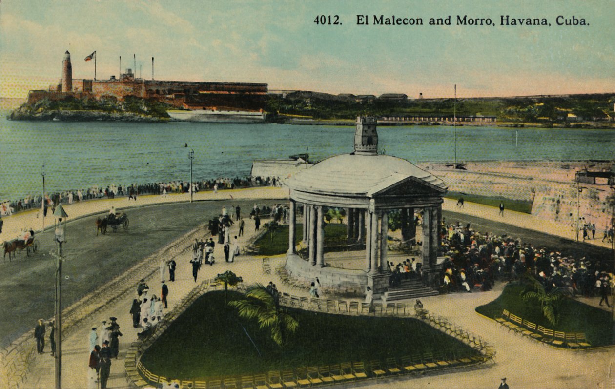 El Malecón y el Morro, La Habana, Cuba, c1915 de Unbekannt