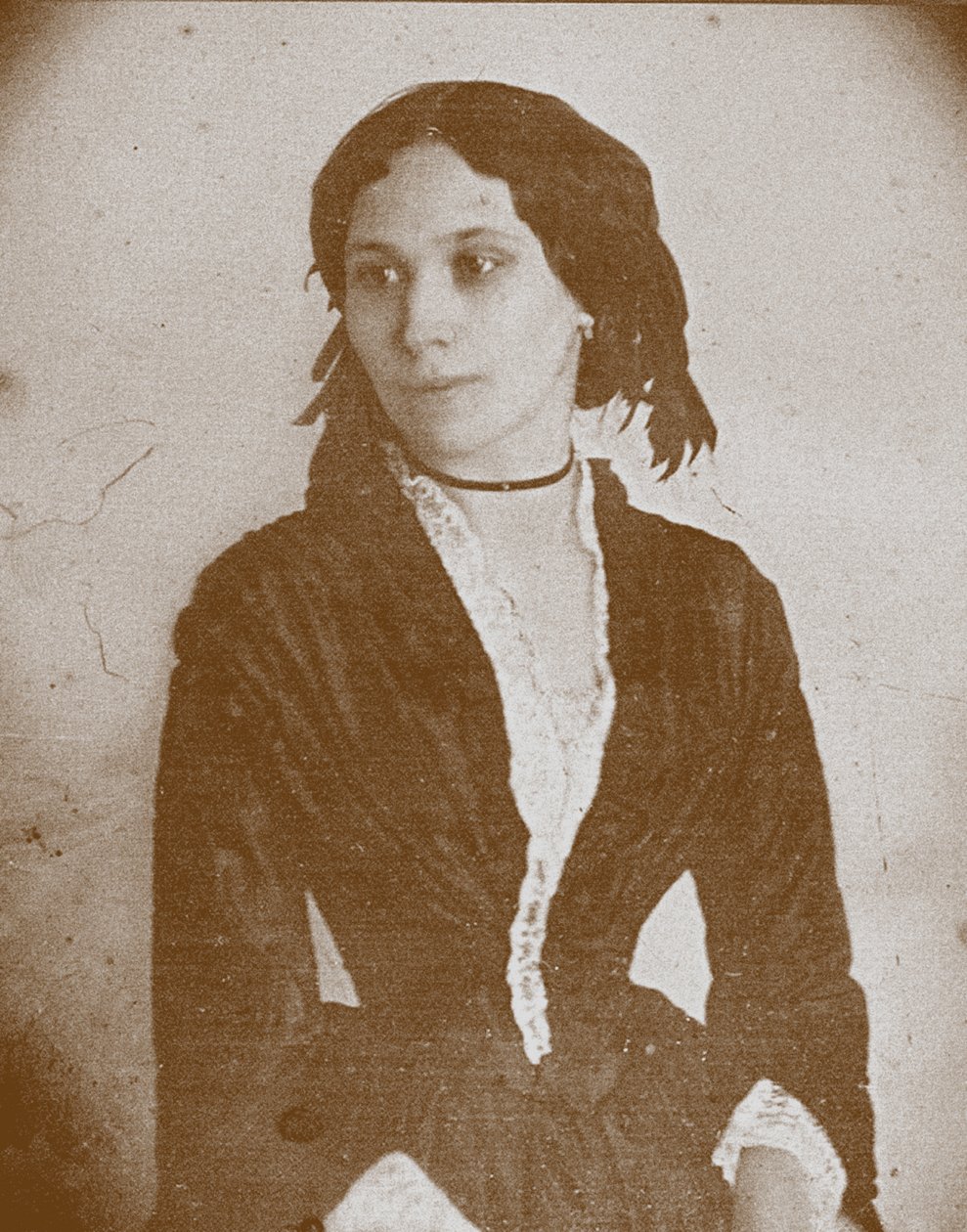 Elena Alexandrovna Denisyeva 1826-1864, ca. 1860 de Unbekannt