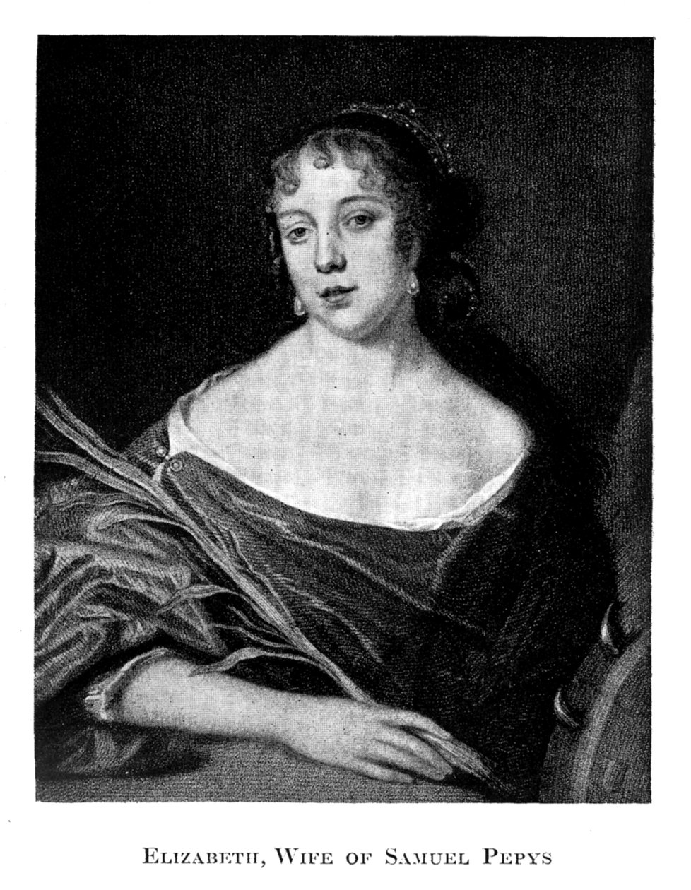 Elizabeth Pepys 1640-1669, siglo XIX de Unbekannt