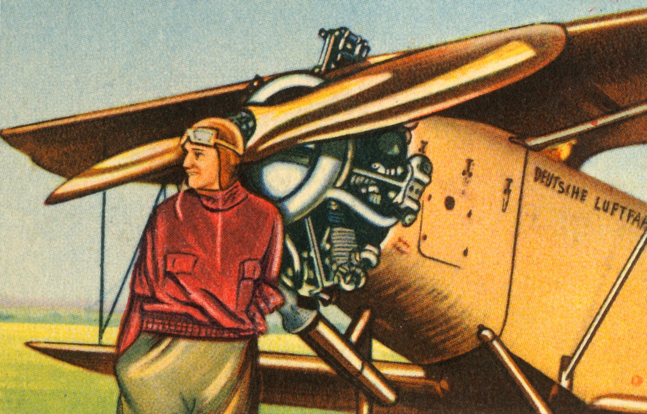 Elly Beinhorn con su avión, 1932 de Unbekannt
