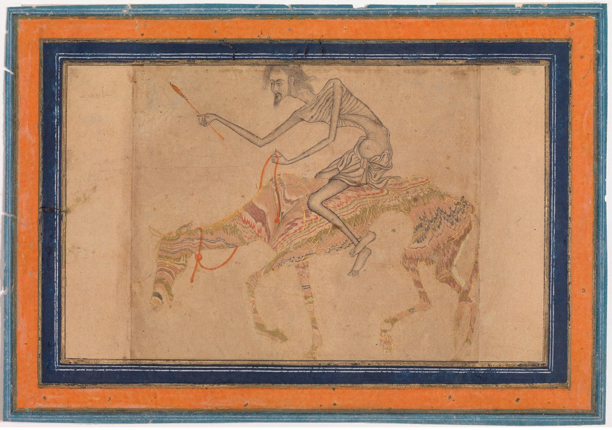 Caballo y jinete demacrados, ca. 1625 de Unbekannt