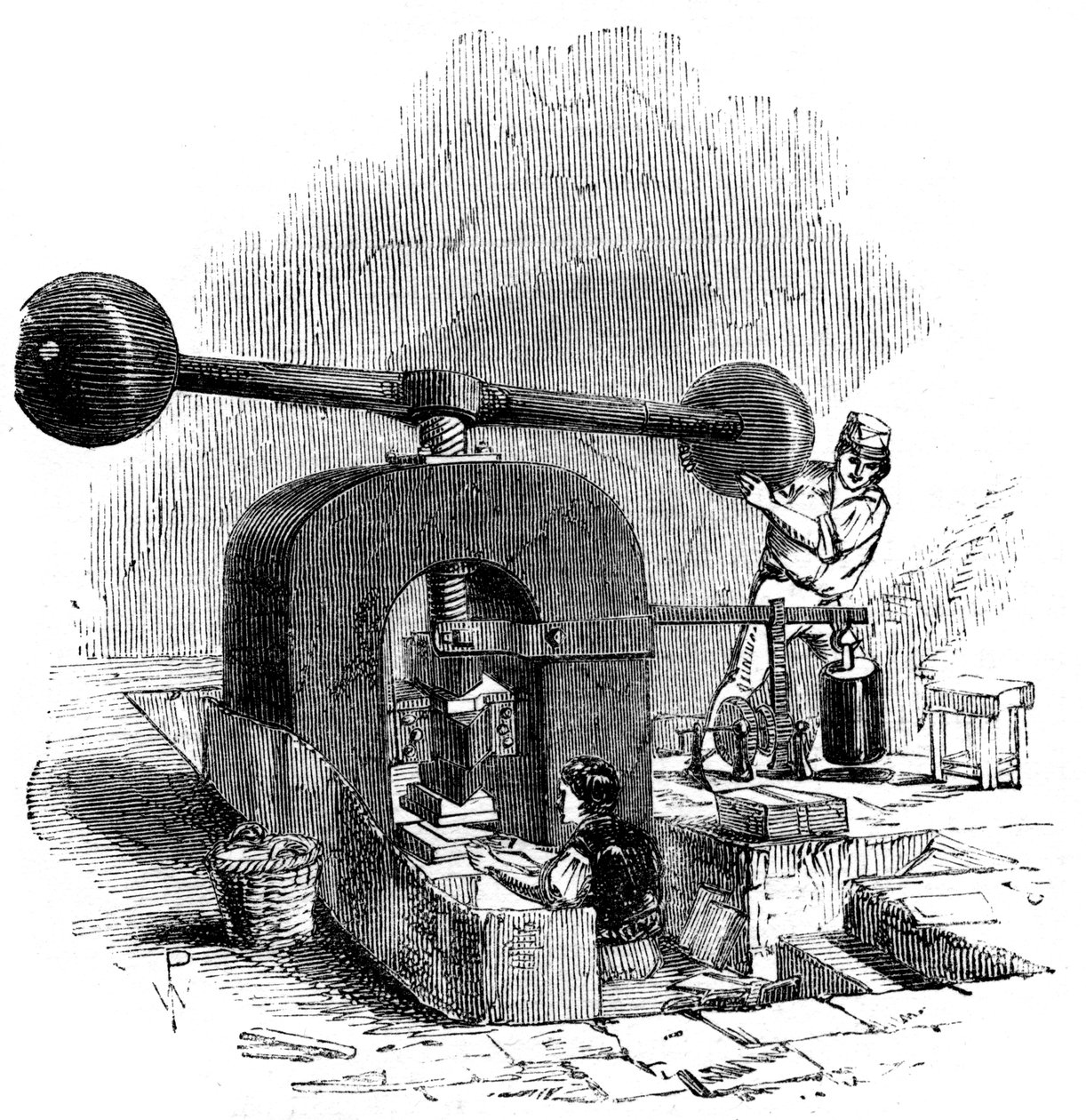 Prensa de embutición, 1886 de Unbekannt