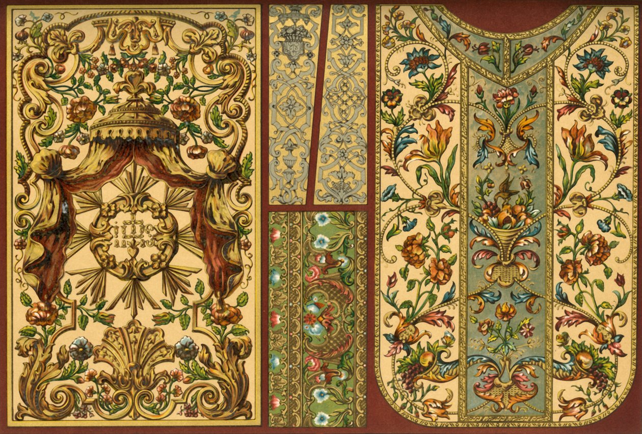 Bordado, tapicería de cuero, orfebrería, siglos XVII, XVIII y XIX, 1898 de Unbekannt