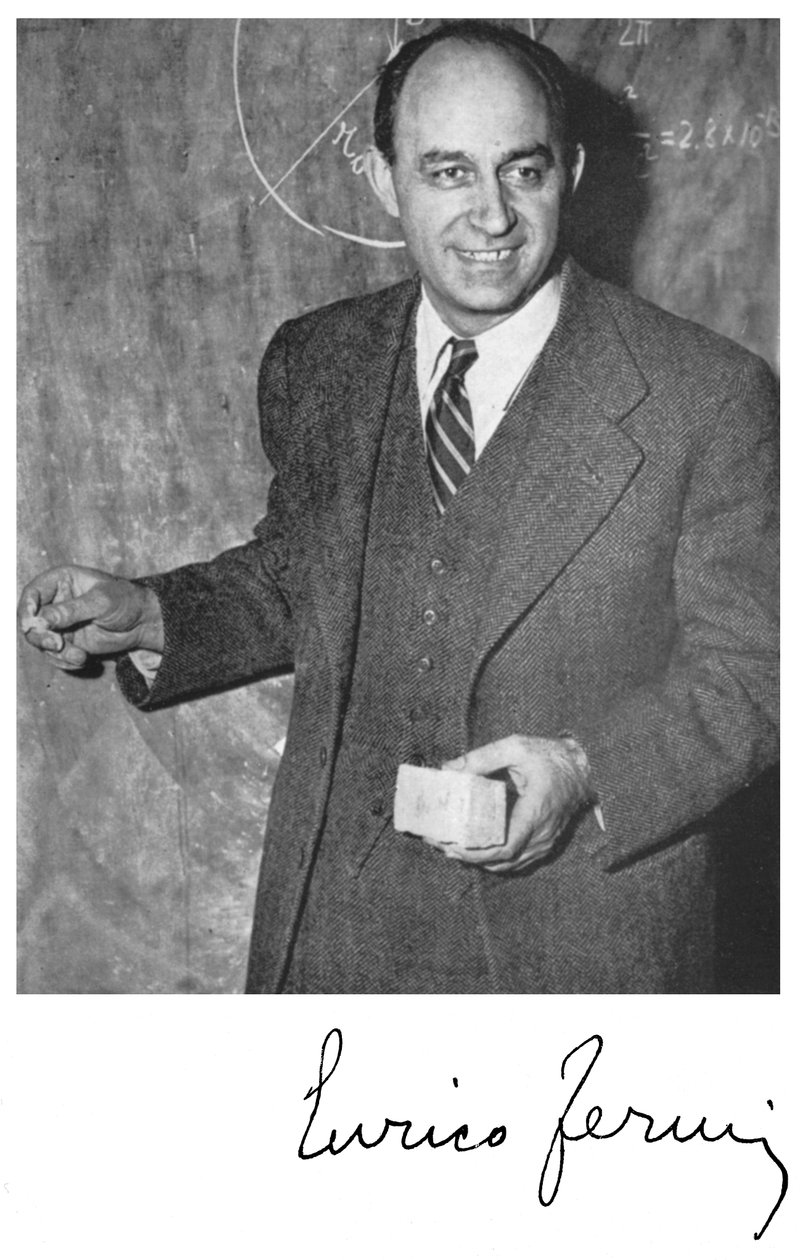 Enrico Fermi, físico nuclear italoamericano de Unbekannt
