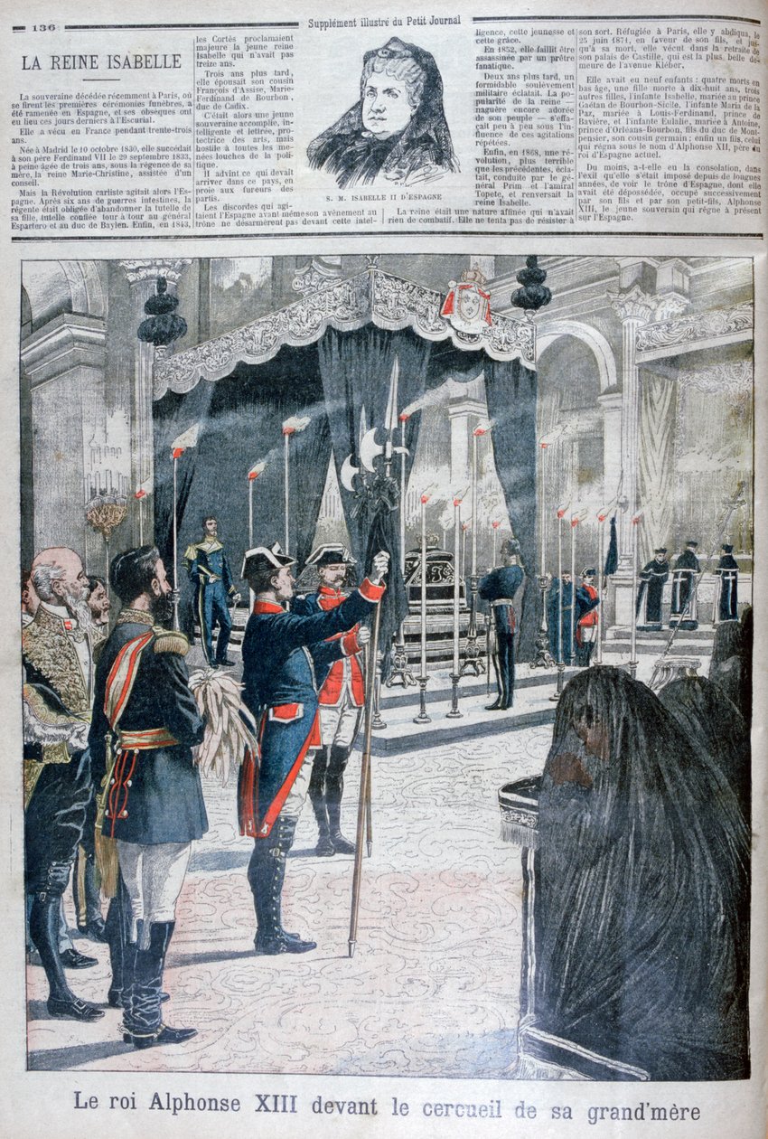 Entierro de Isabel II de España, Monasterio de El Escorial de Unbekannt