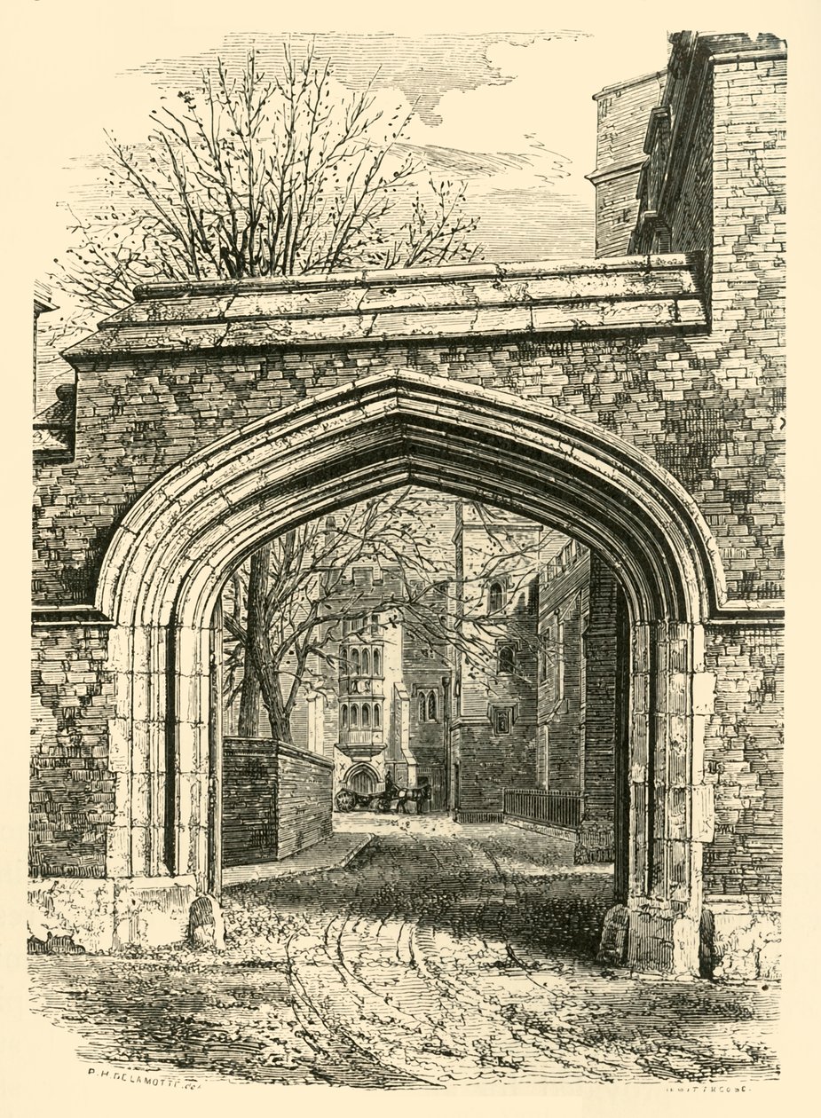 Entrada al patio de Weston, 1911 de Unbekannt