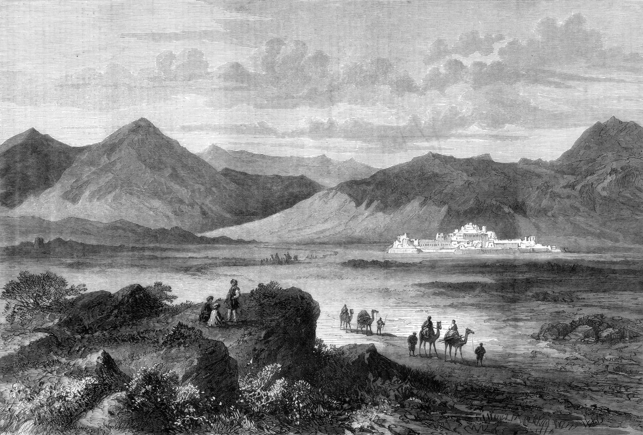 Entrada al Paso Khyber y Fuerte de Jamrood, Afganistán, 1878 de Unbekannt