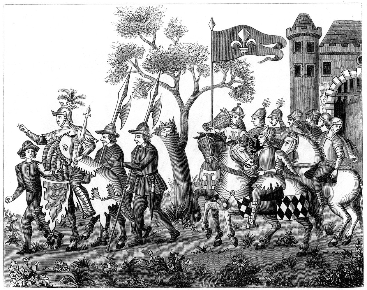 Entrada del Rey de Epinette, siglo XVI de Unbekannt