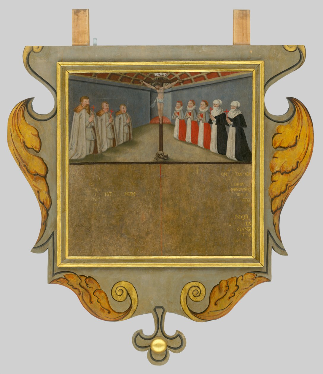 Epitafio con crucifixión de Unbekannt