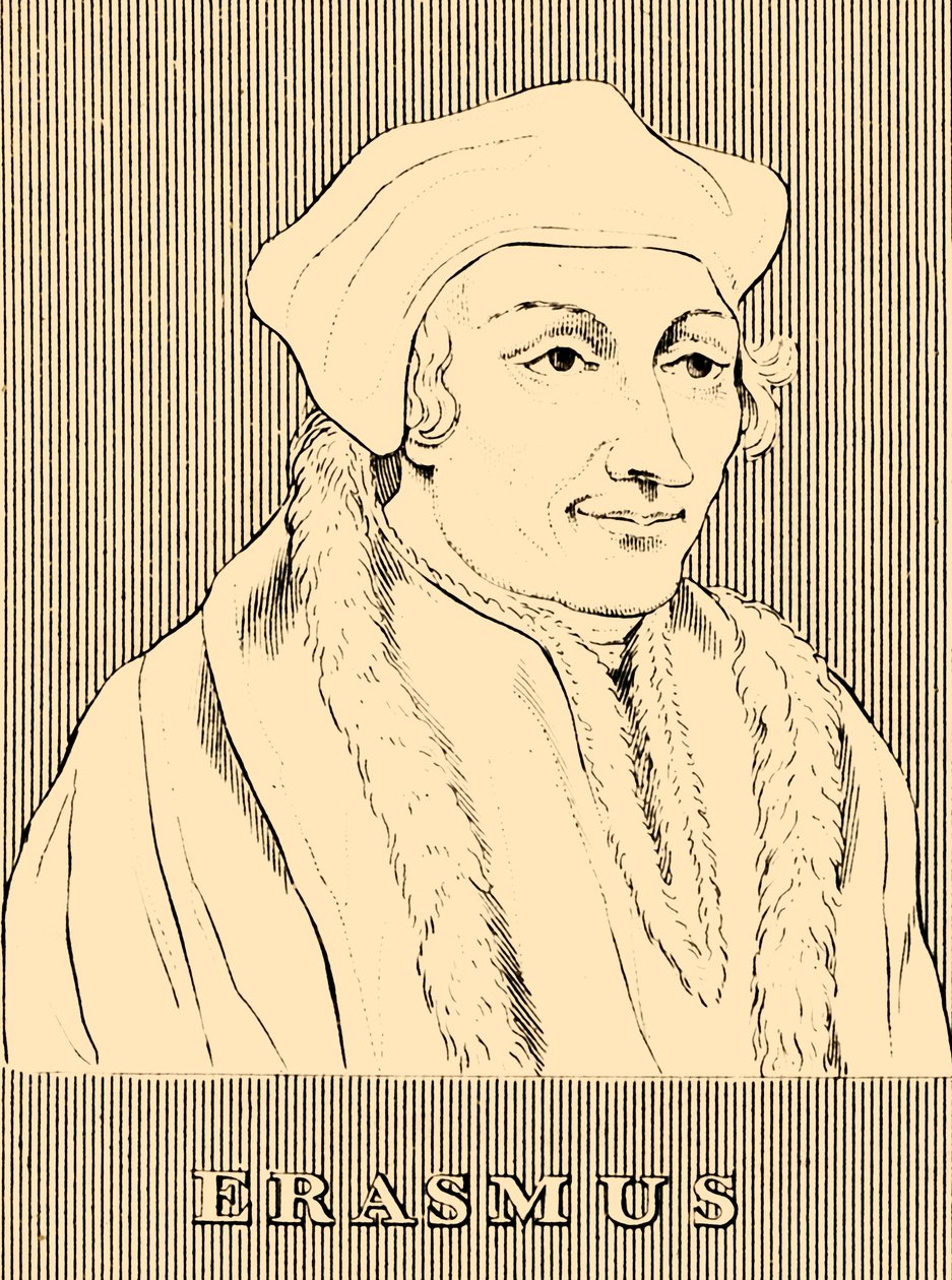 Erasmo, 1466-1536, 1830 de Unbekannt