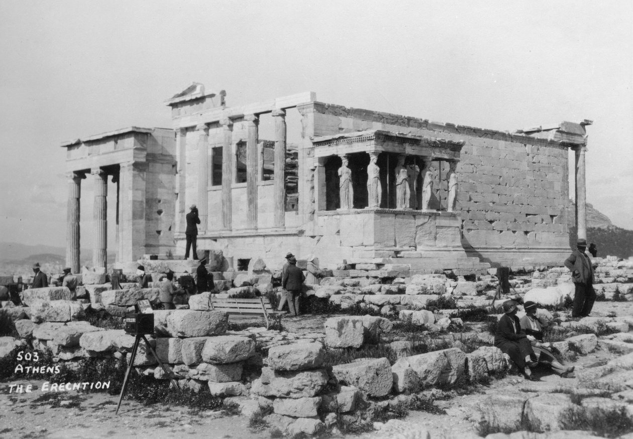 Erecteión, Atenas, Grecia, c1920s-c1930s de Unbekannt