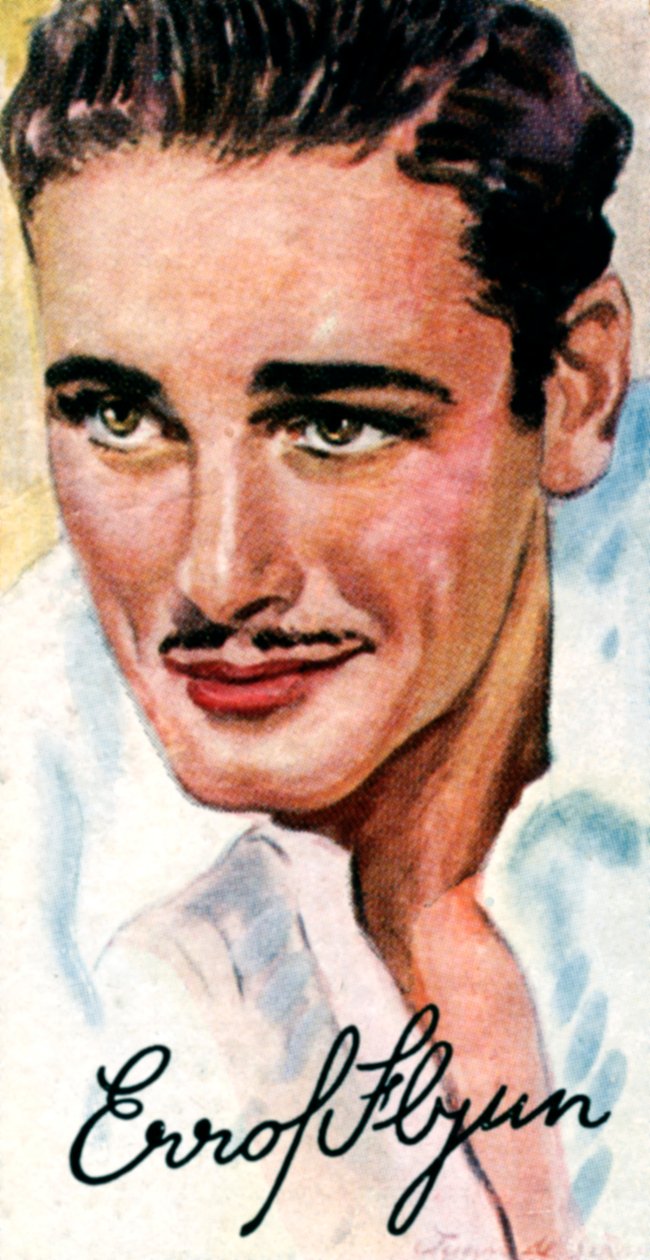 Errol Leslie Thomson Flynn, 1909-1959, actor de cine australiano, siglo XX de Unbekannt