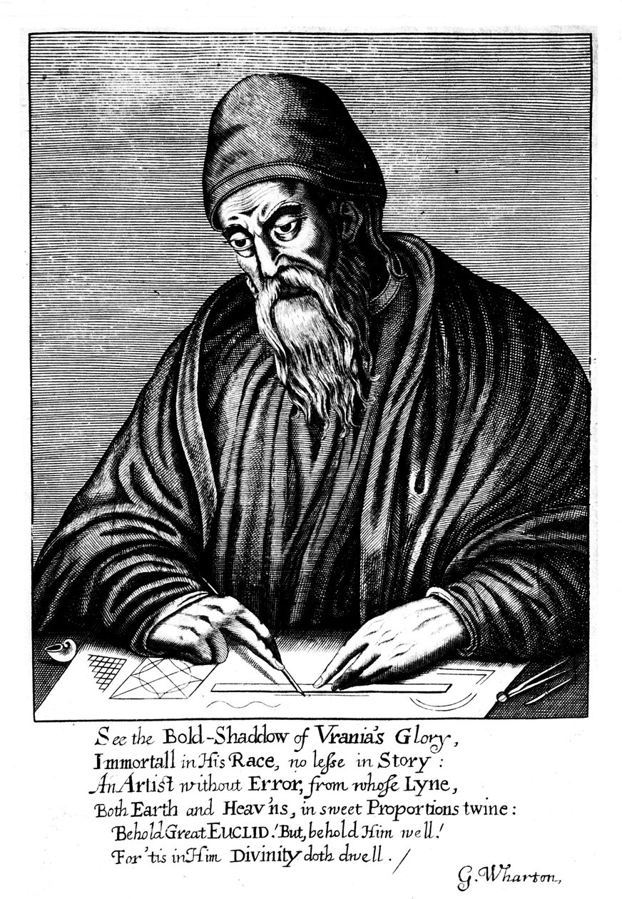 Euclides, matemático griego antiguo, 1661 de Unbekannt
