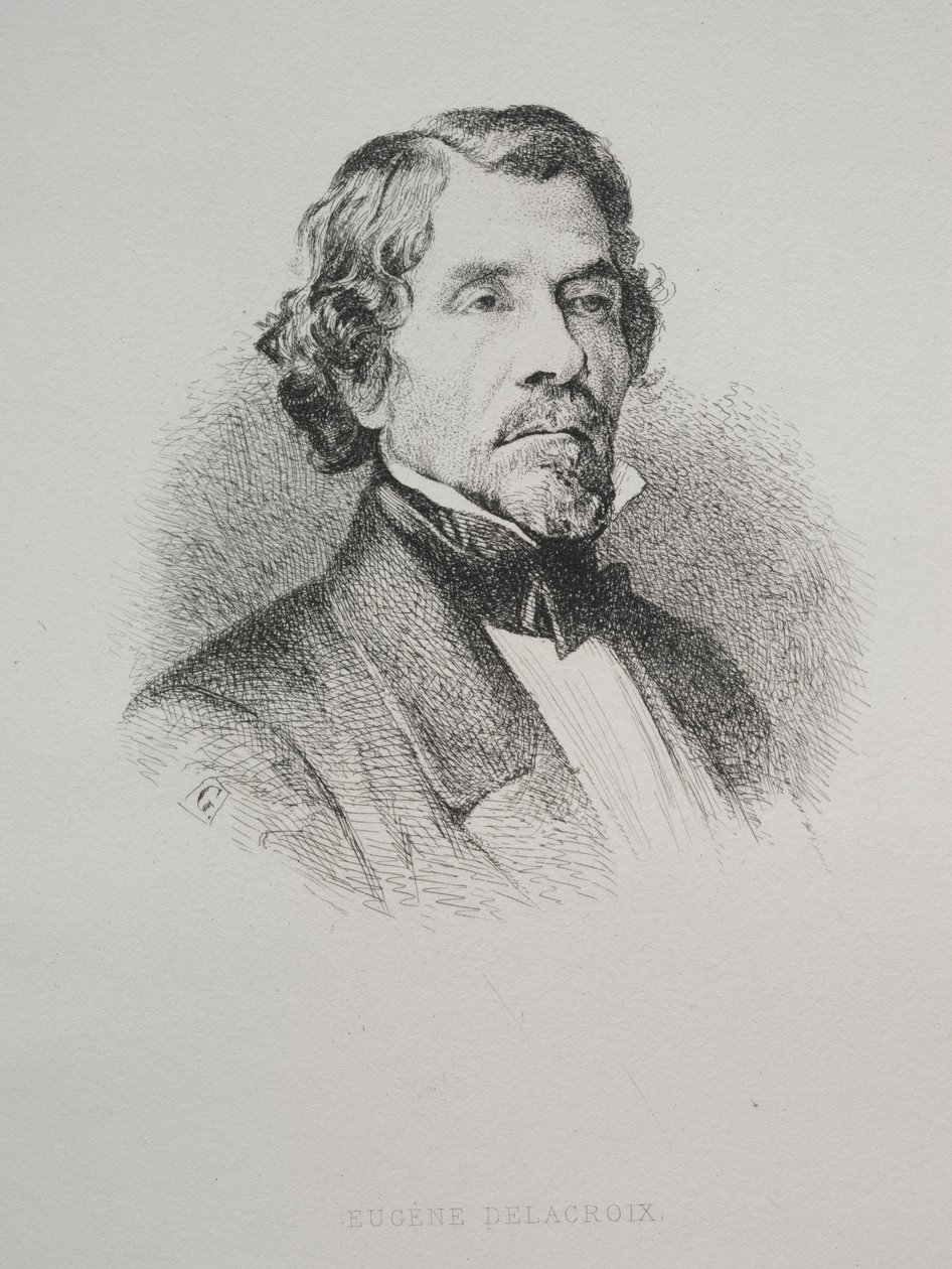 Eugène Delacroix, 1800s de Unbekannt