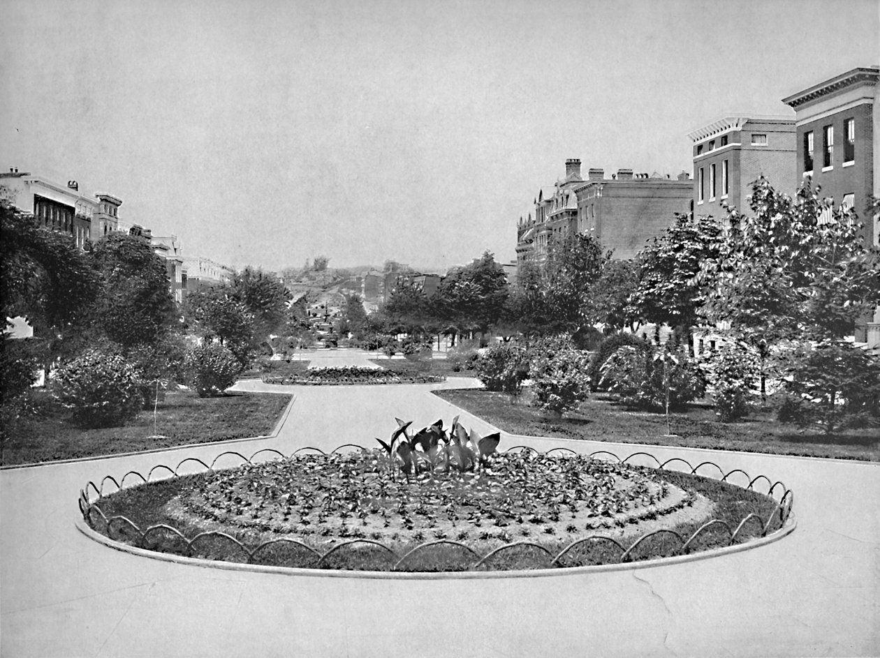 Eutaw Place mirando al norte, Baltimore, Md., c1897 de Unbekannt