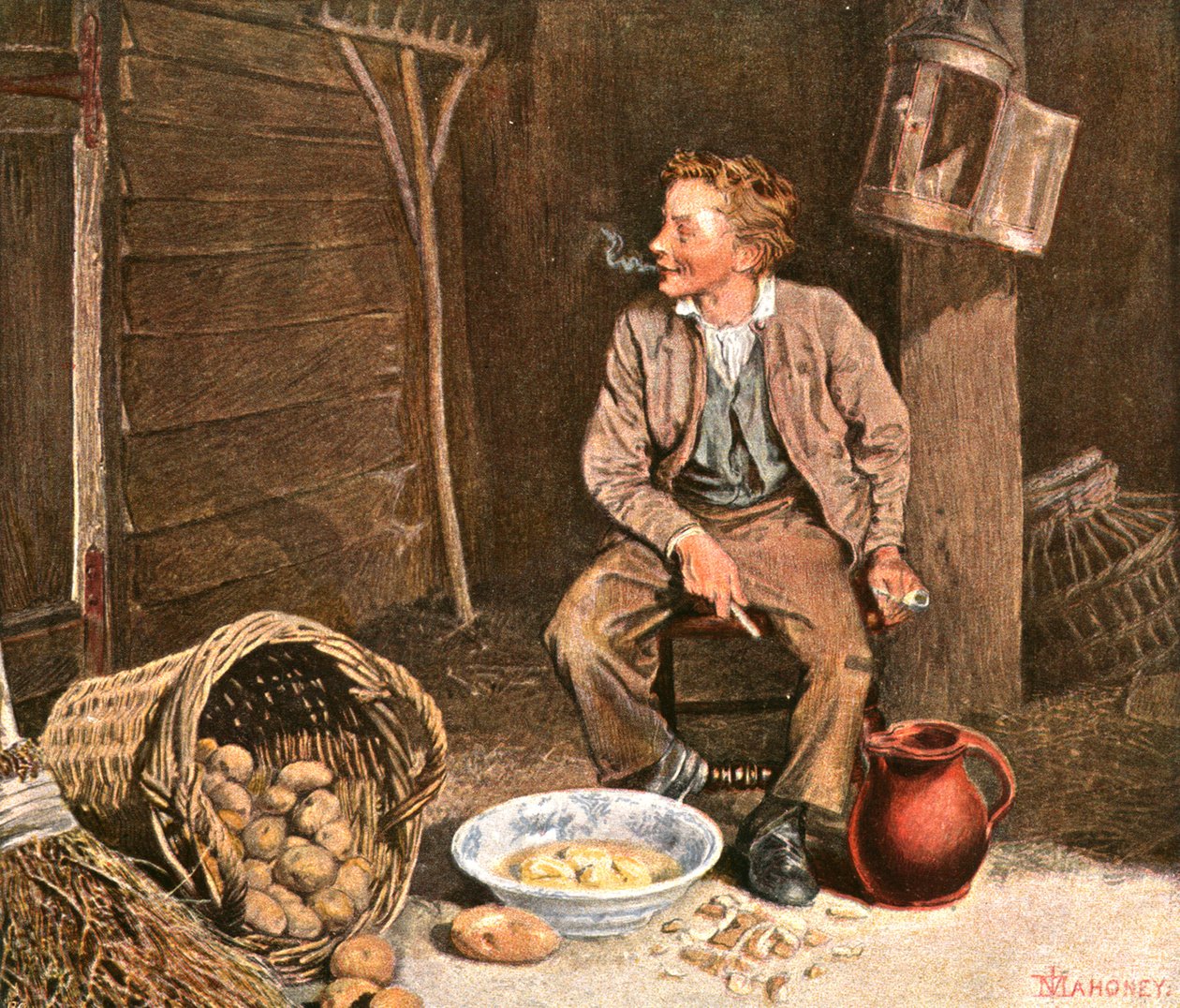 Todo un hombre, c1900 de Unbekannt