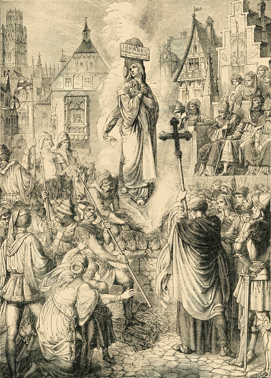 Ejecución de Juana de Arco, 30 de mayo de 1431 de Unbekannt