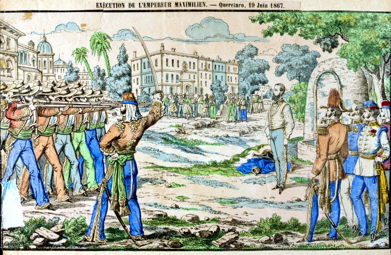 Ejecución de Maximiliano, Emperador de México, 19 de junio de 1867 de Unbekannt