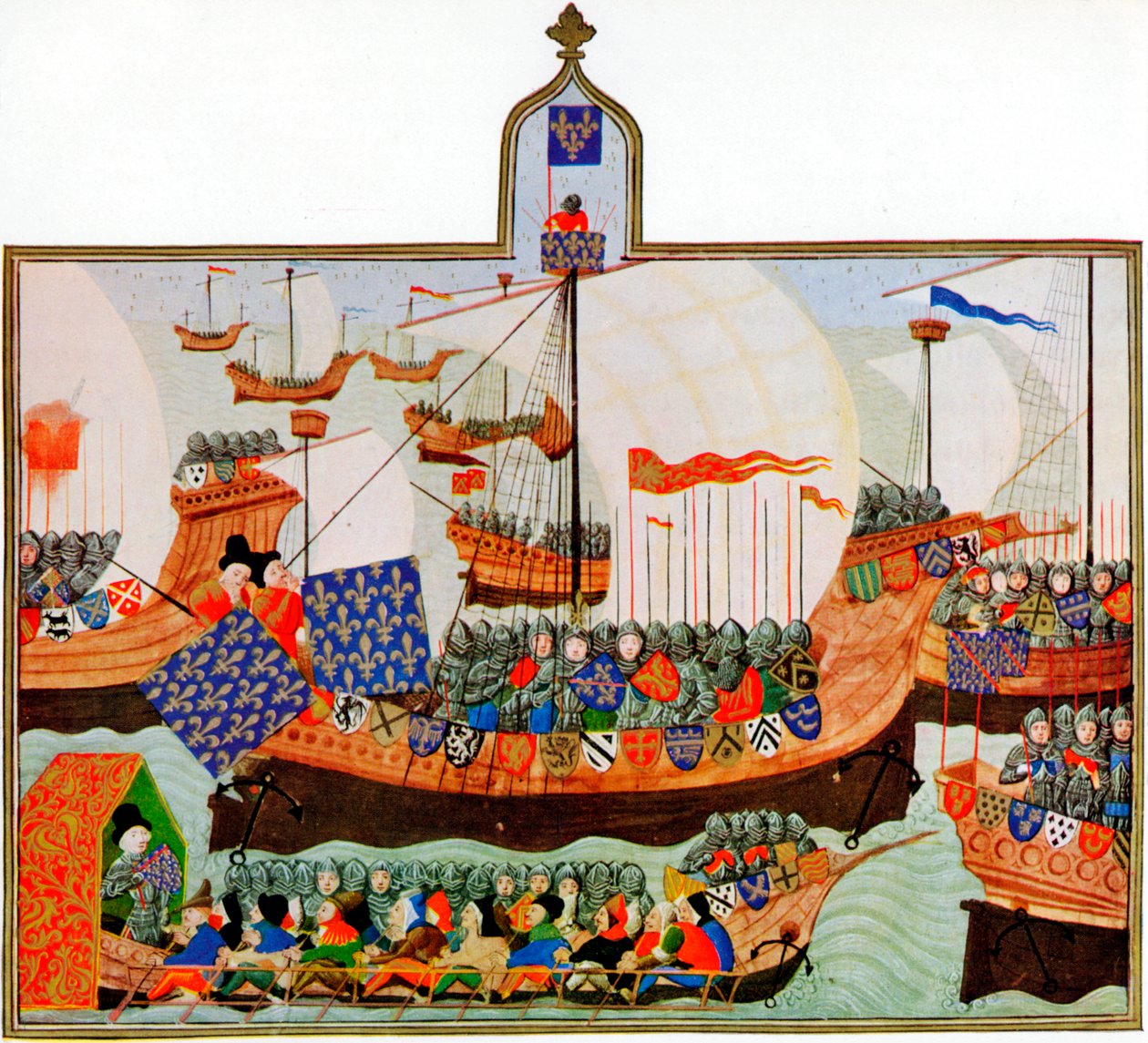 Expedición para confrontar corsarios africanos, 1390 de Unbekannt