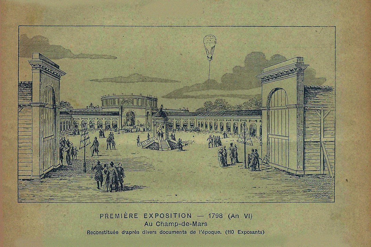 Exposición de productos de la industria francesa, París, 1798 De Bon Marché, 1900 de Unbekannt