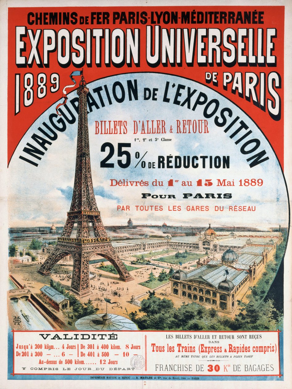 Exposición universal de 1889 de Unbekannt