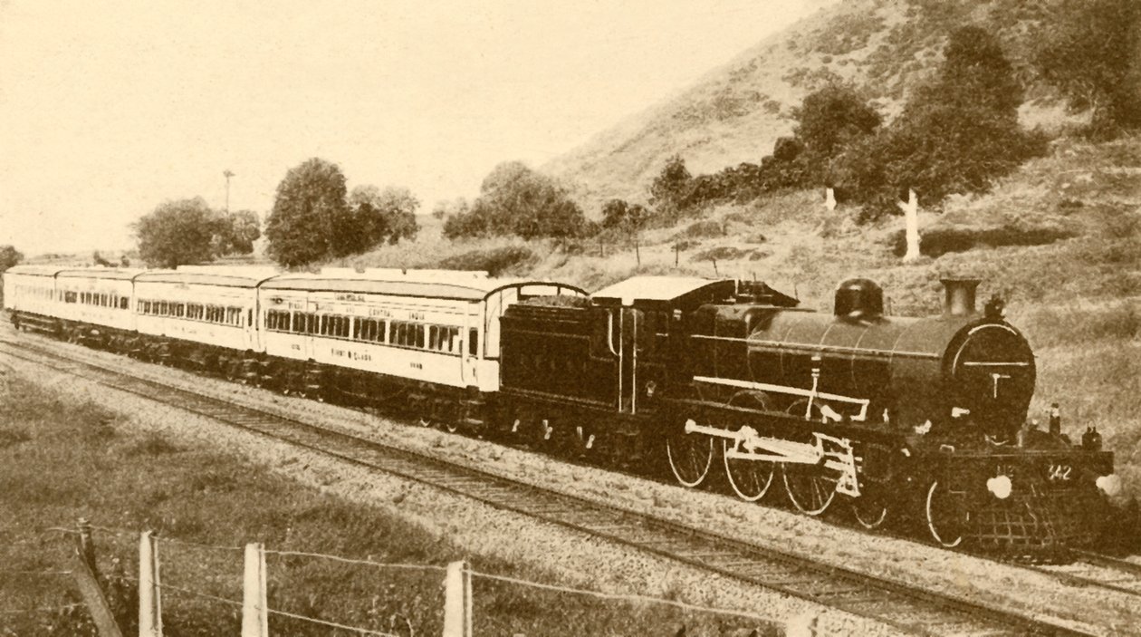 Tren expreso, Bombay, Baroda y Ferrocarril Central de India de Unbekannt