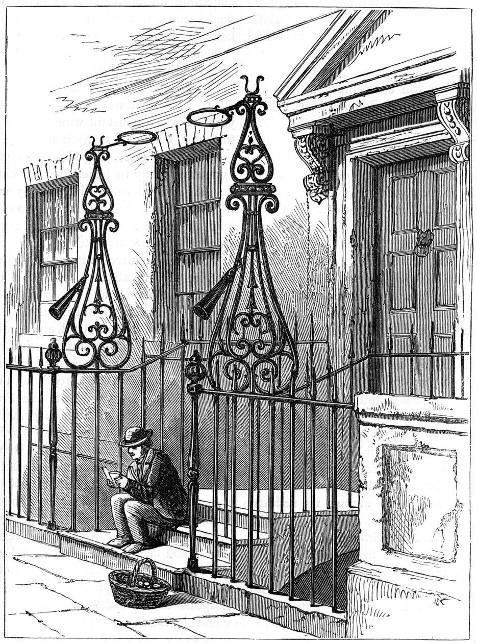 Extintores en Berkeley Square, Londres, 1891 de Unbekannt