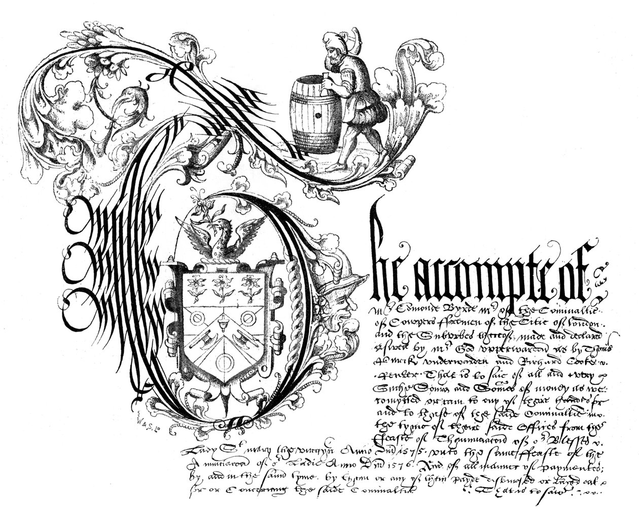 Facsímil del libro de cuentas de la Compañía de los Toneleros, 1576, 1893 de Unbekannt