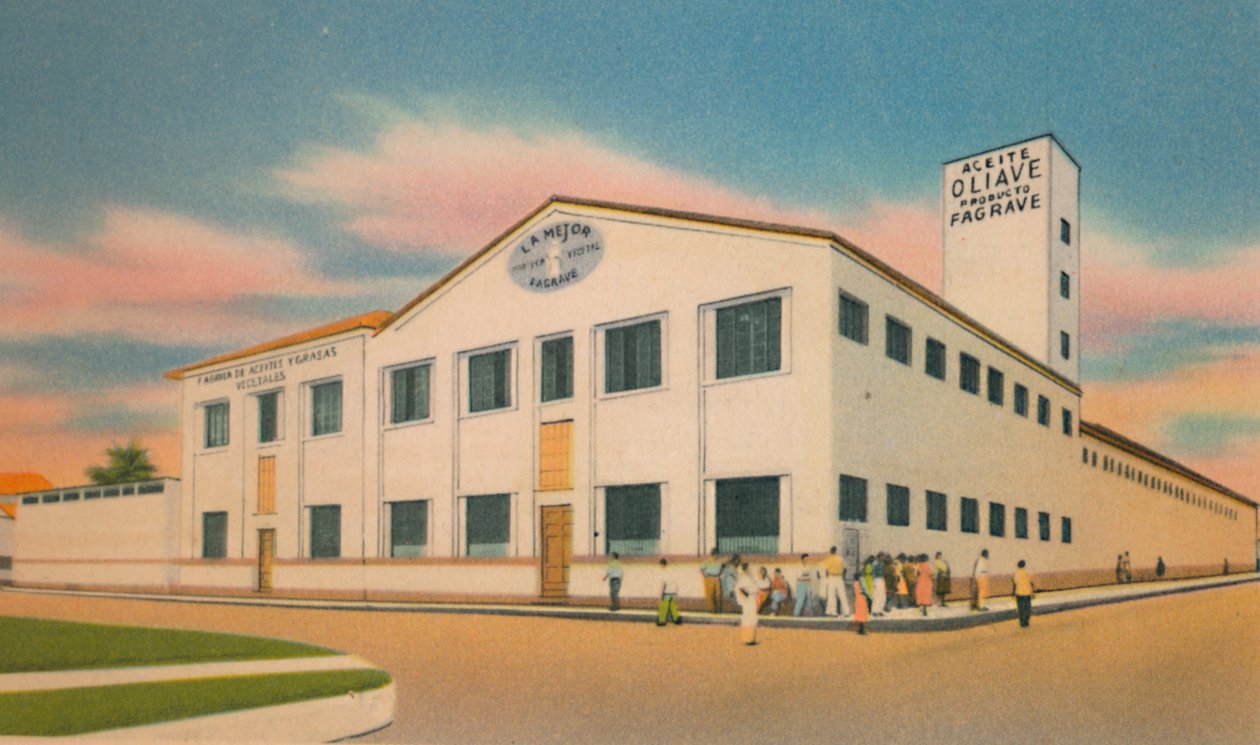 Fábrica de Grasas y Aceites Vegetales Fagrave, Barranquilla, años 1940 de Unbekannt