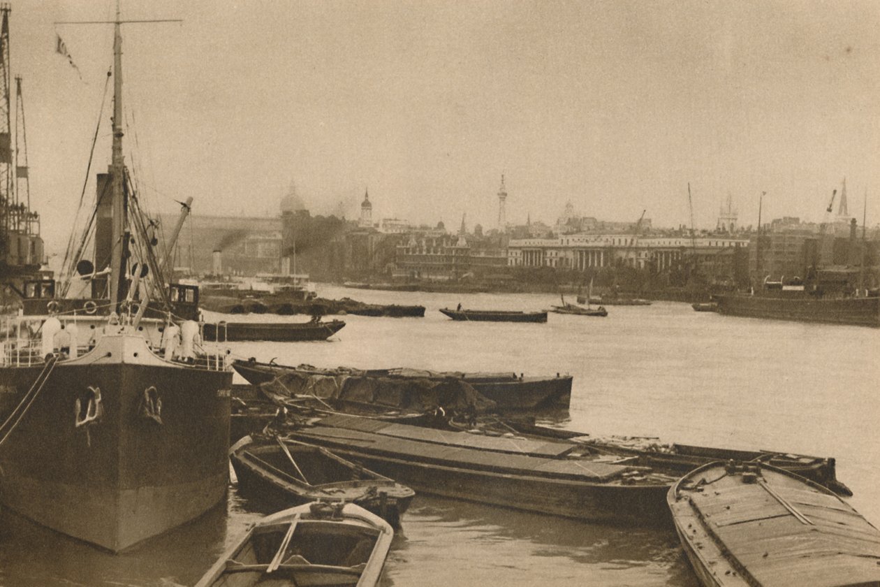 Barcos fieles que sirven a las necesidades de Londres: El Pool desde la Casa de Aduanas hasta Billingsgate de Unbekannt