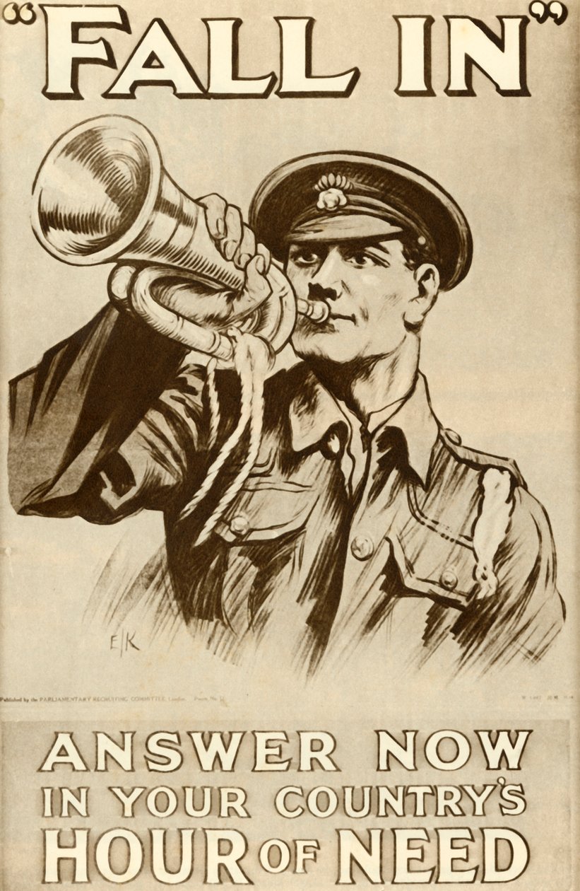 Enlistarse: Responde Ahora en la Hora de Necesidad de tu País, 1915, 1935 de Unbekannt
