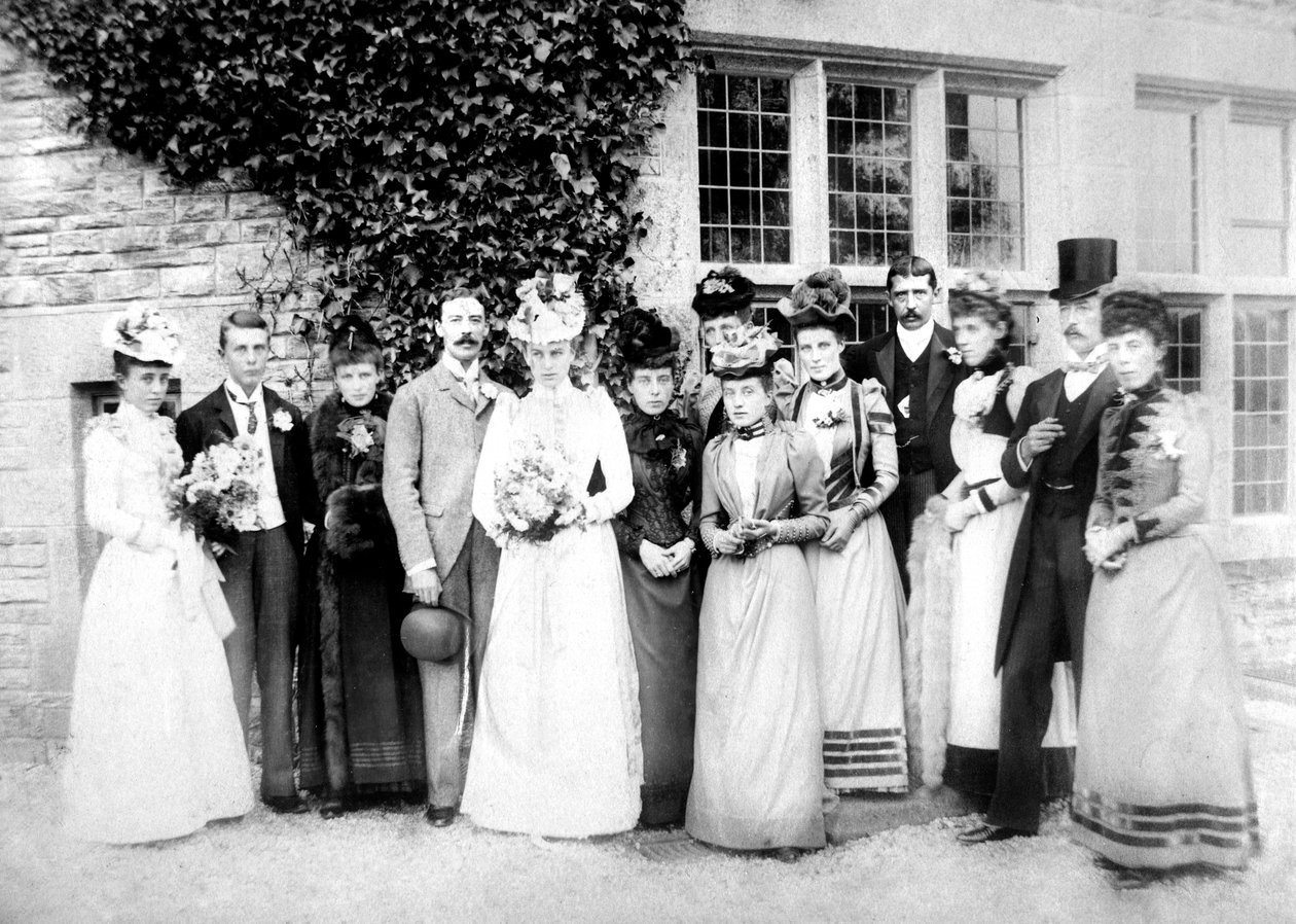 Foto de familia, c1882 de Unbekannt