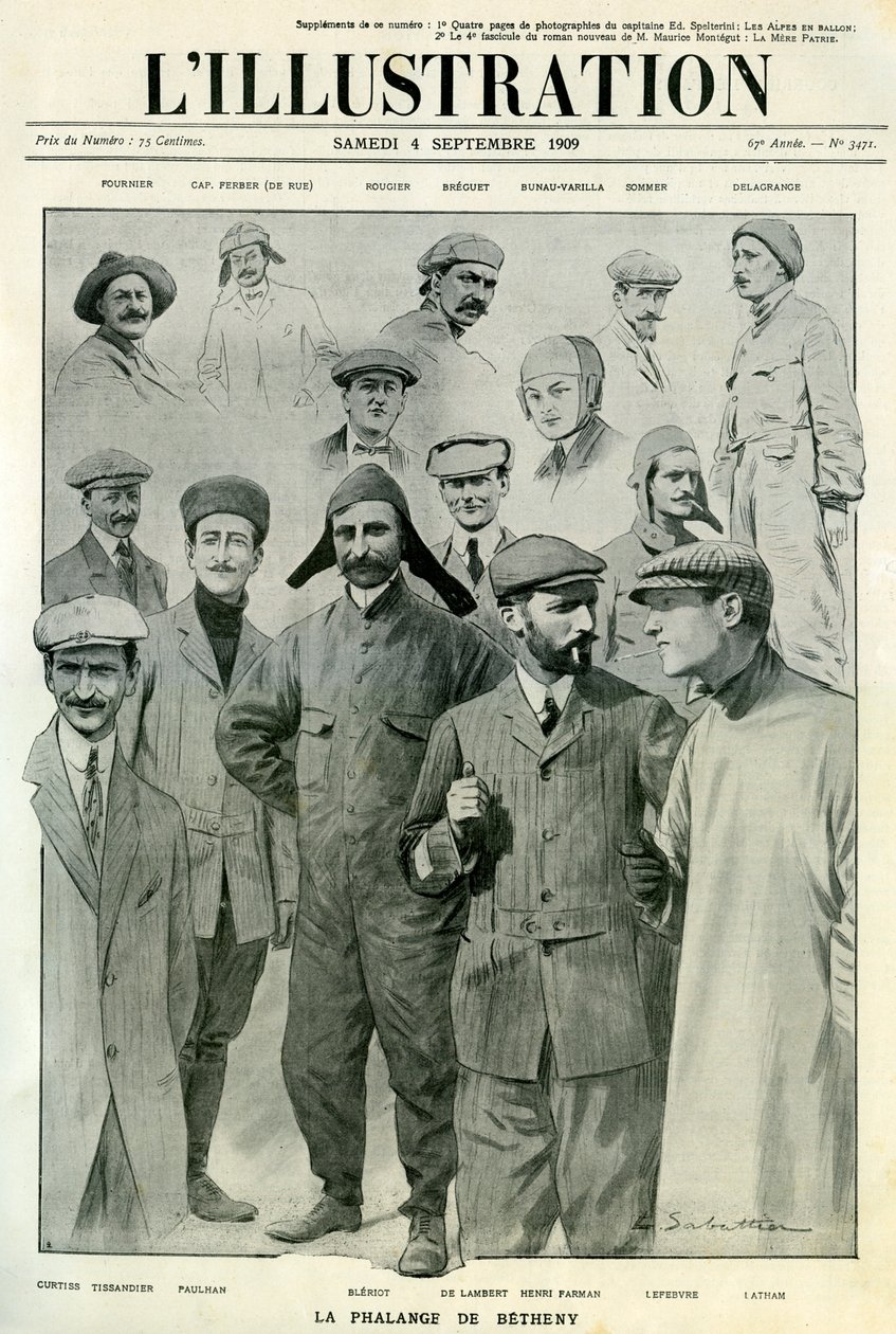 Aviadores famosos, portada de L
