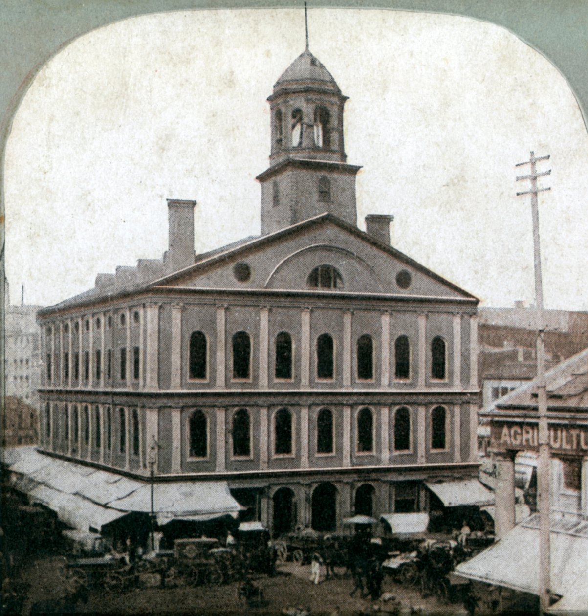 Faneuil Hall, Boston, Massachusetts, EE.UU., finales del siglo XIX de Unbekannt