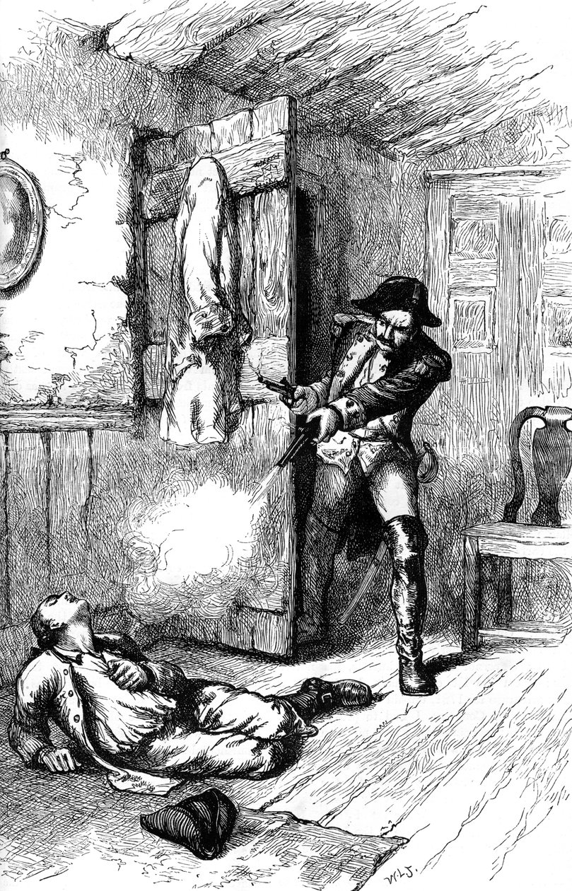 La atrocidad de Fannin: asesinato de un plantador americano, finales del siglo XVIII, c1880 de Unbekannt