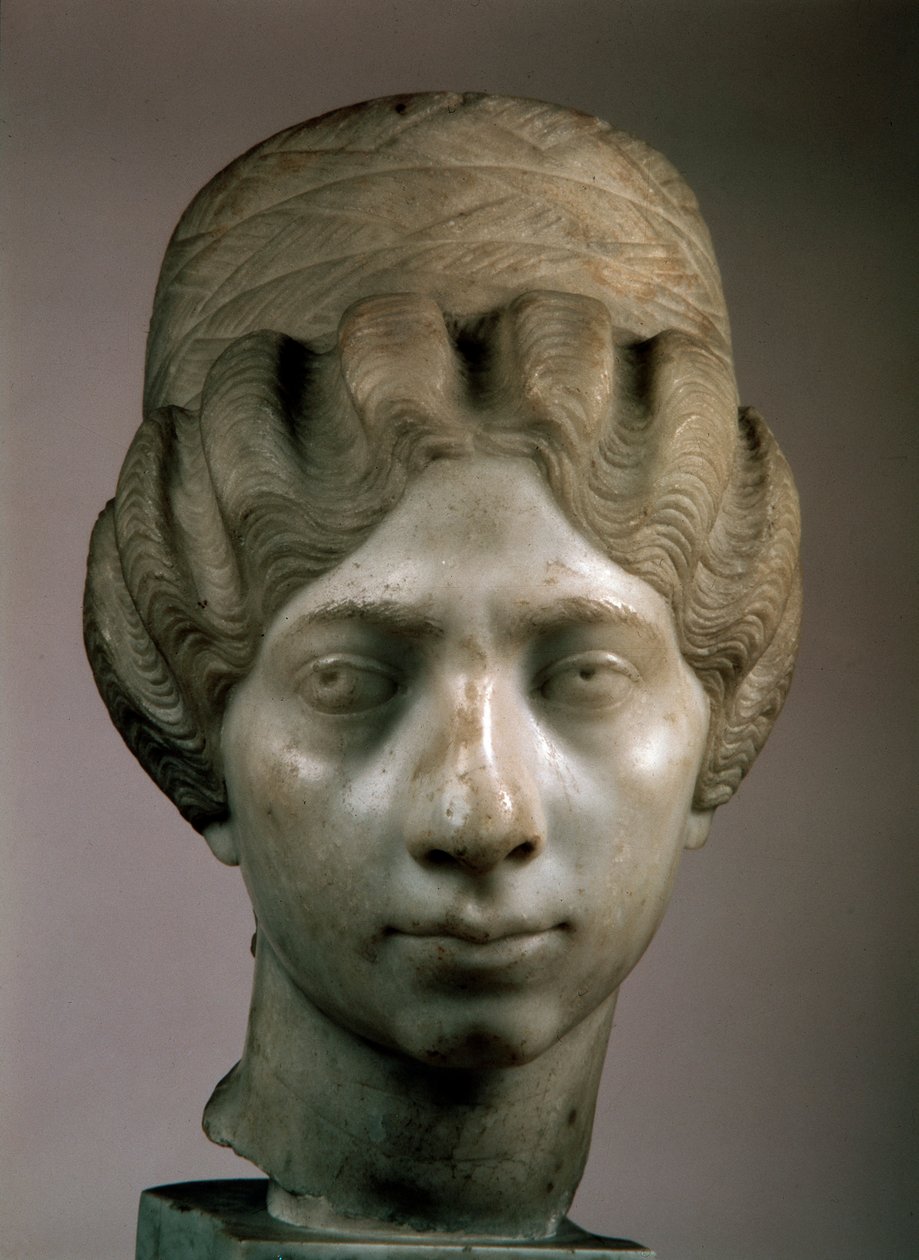 Retrato femenino La mujer siria, 160-170 de Unbekannt