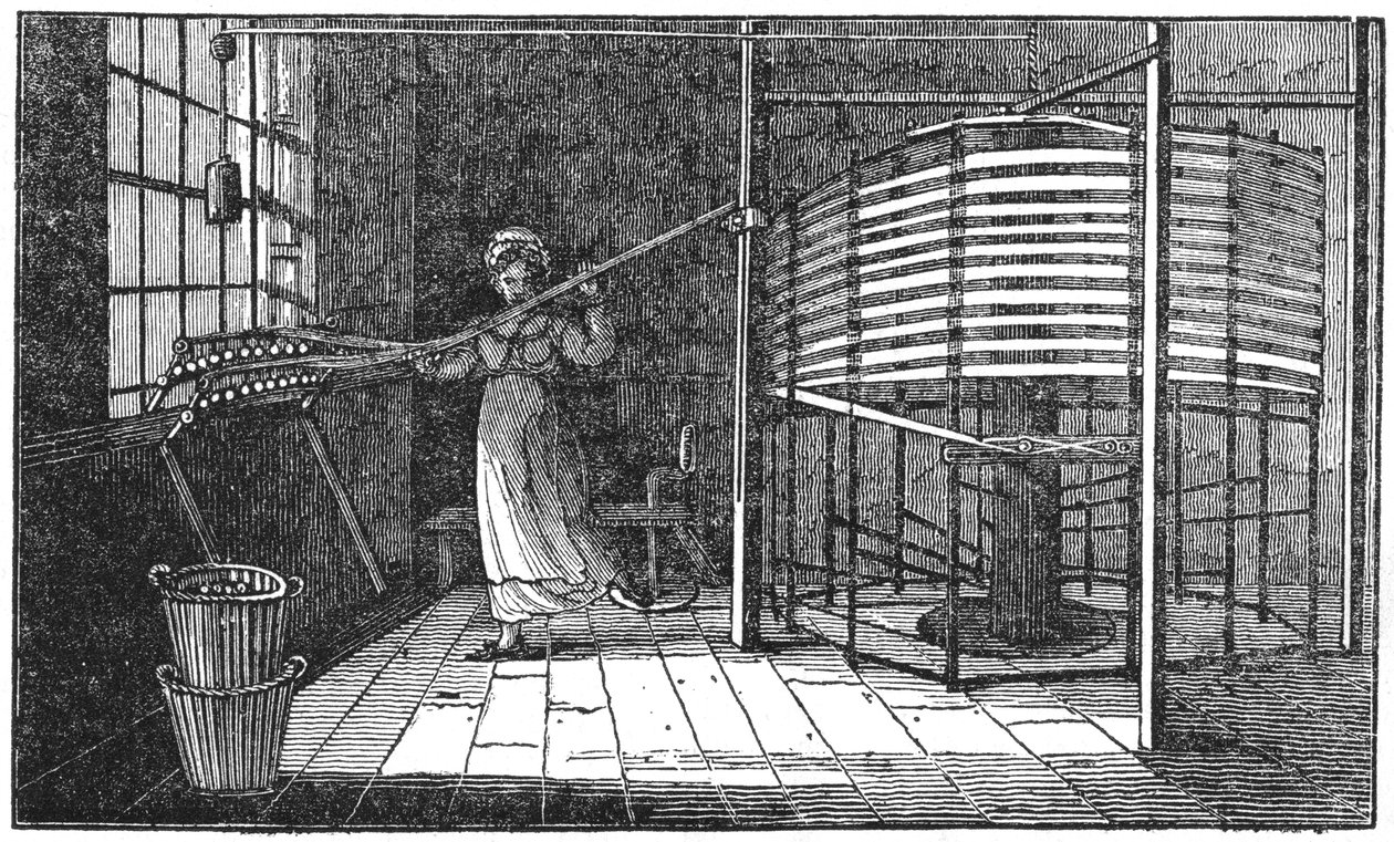 Trabajadora de seda, Spitalfields, Londres, 1833 de Unbekannt