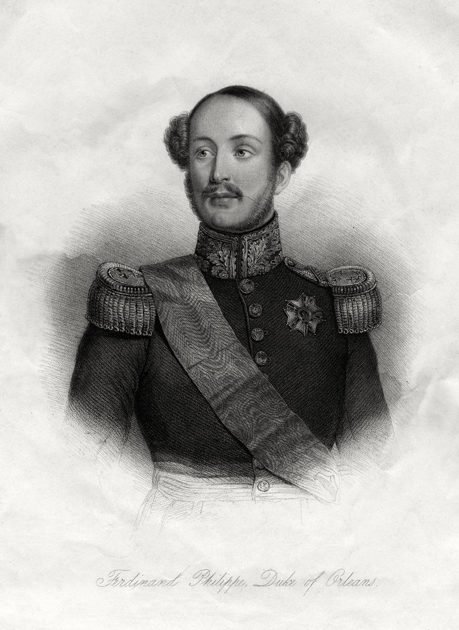 Ferdinand-Philippe 1810-1842, Príncipe Real de Francia, siglo XIX de Unbekannt