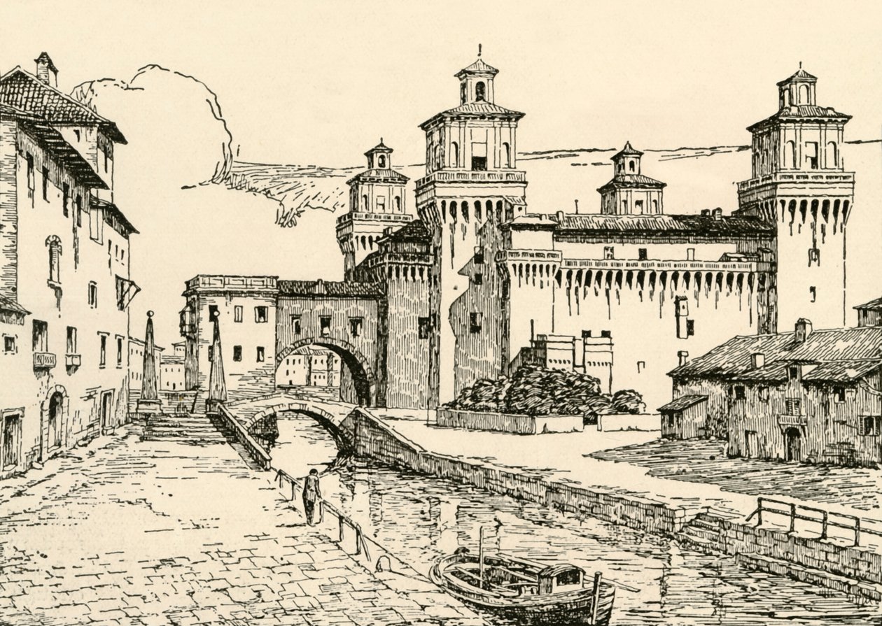 Ferrara: El Palacio Ducal, 1928 de Unbekannt