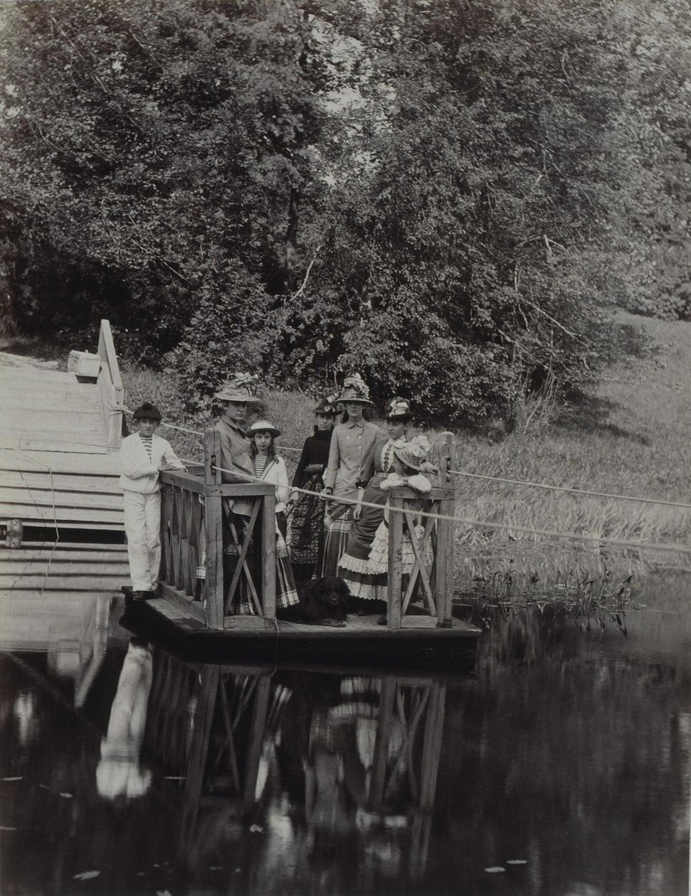 Ferry en la Dacha de Pyotr Durnovo en Petersburgo, 1880s de Unbekannt