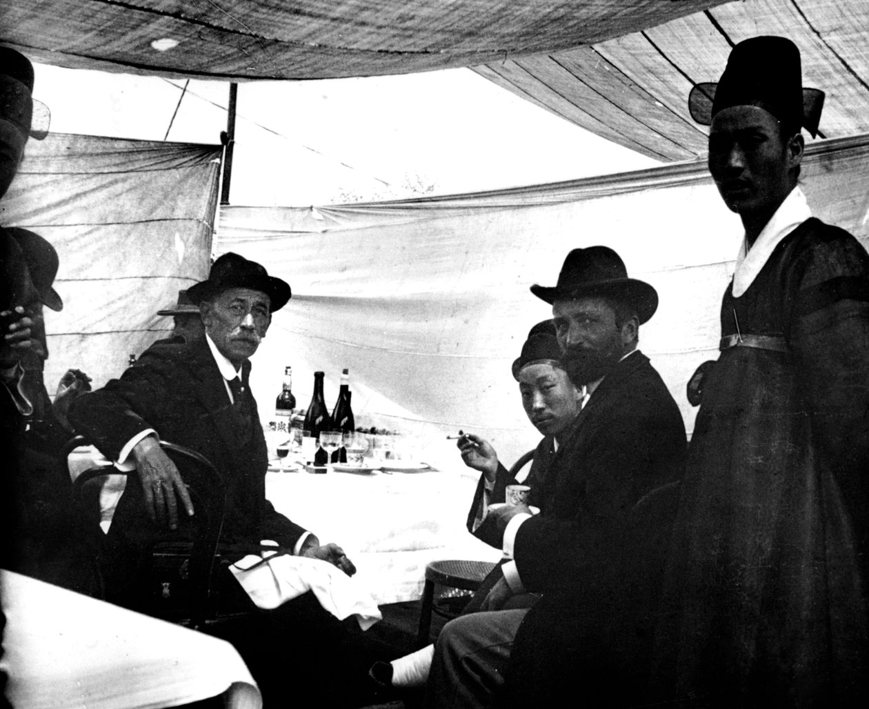 Festival en honor del Emperador de Japón, Corea, 1900 de Unbekannt