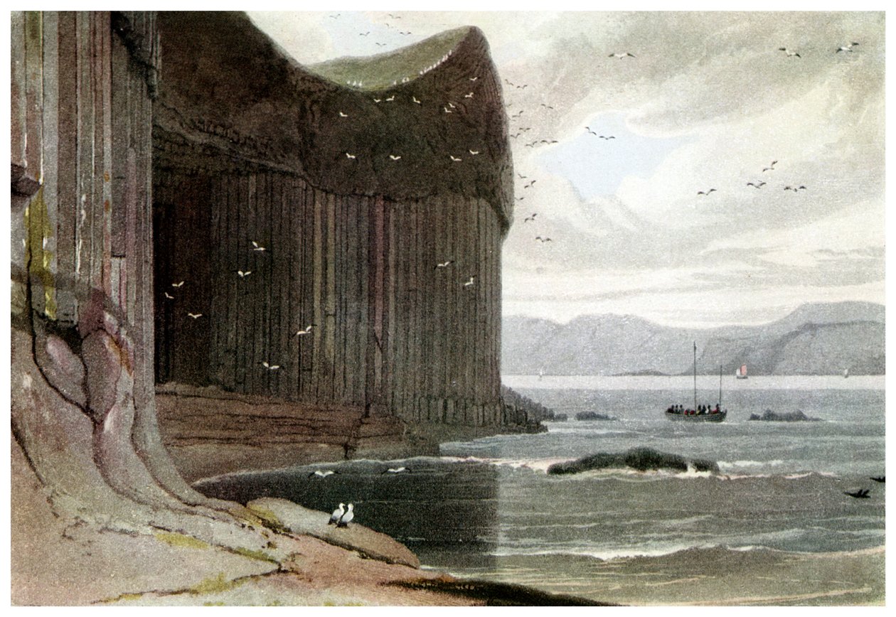 La cueva de Fingal, Staffa, Hébridas Exteriores, Escocia de Unbekannt