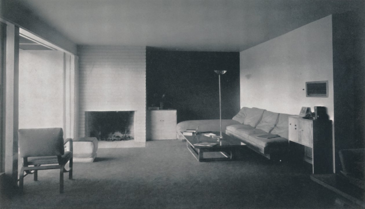 Rincón de la chimenea por Richard J. Neutra, 1942 de Unbekannt