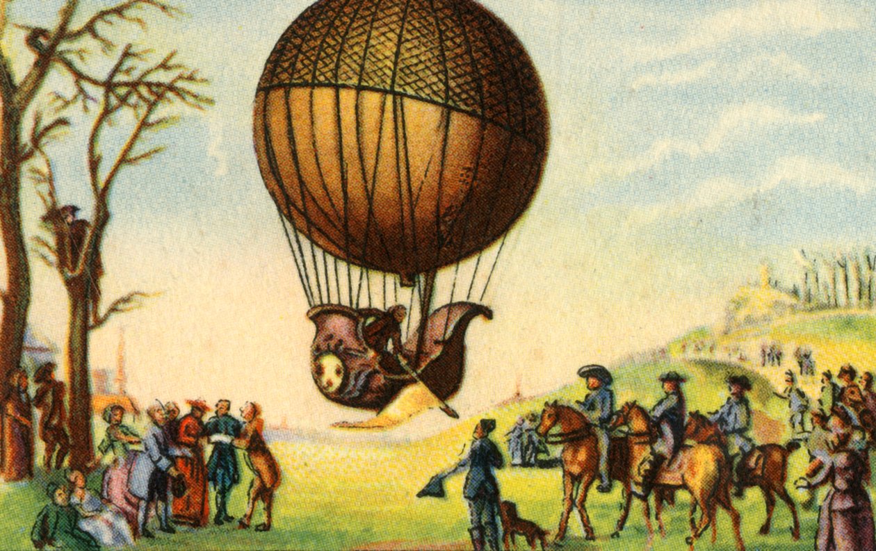 Primer ascenso tripulado de un globo de hidrógeno, París, Francia, 1 de diciembre de 1783, 1932 de Unbekannt