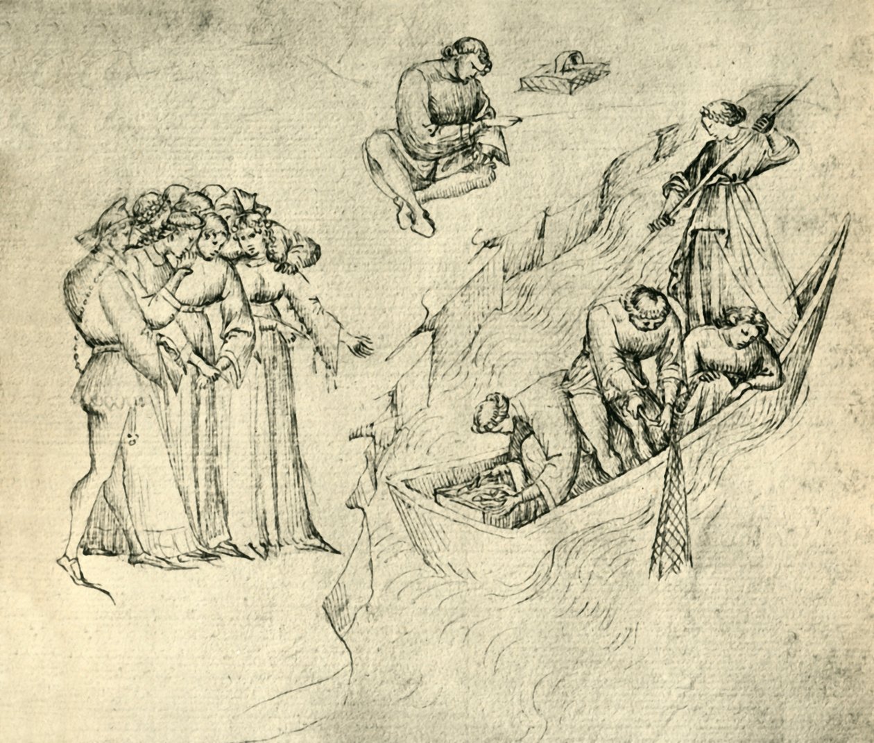 Pescadores, mediados del siglo XV, 1943 de Unbekannt