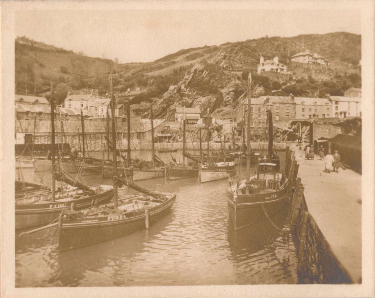 Barcos de pesca - Polperro, 1927 de Unbekannt