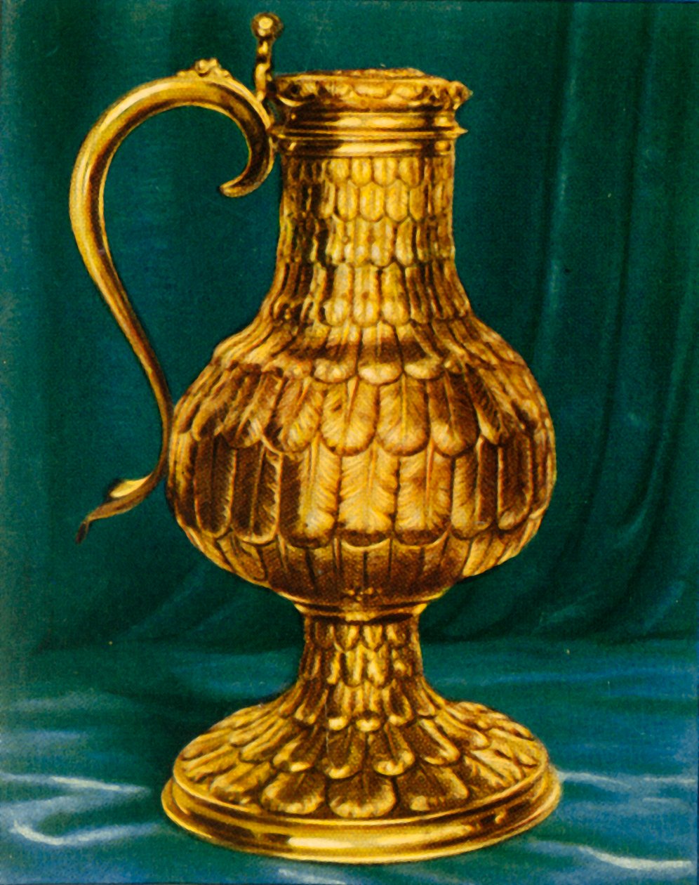Jarra con trabajo de plumas, 1938 de Unbekannt